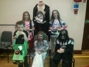 A selection of the fancy dress on show